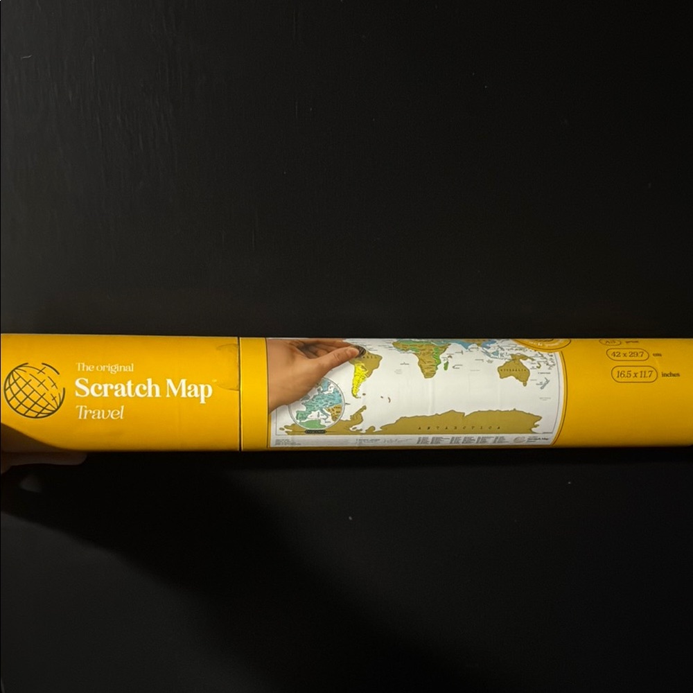 The original scratch map travel edition poster